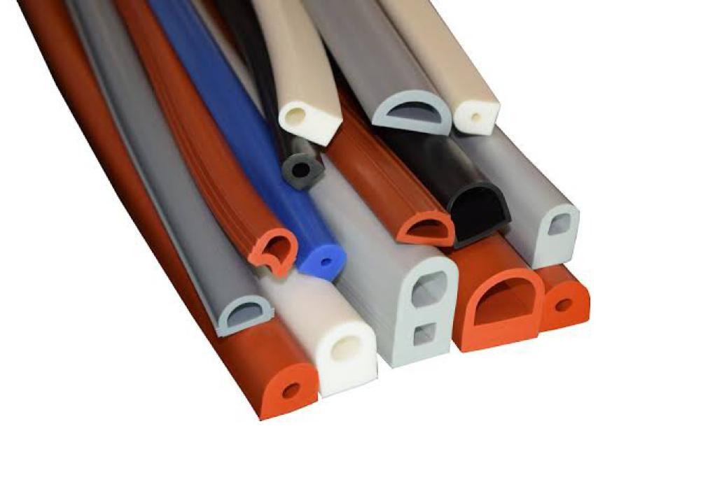 Extruded rubber d seal